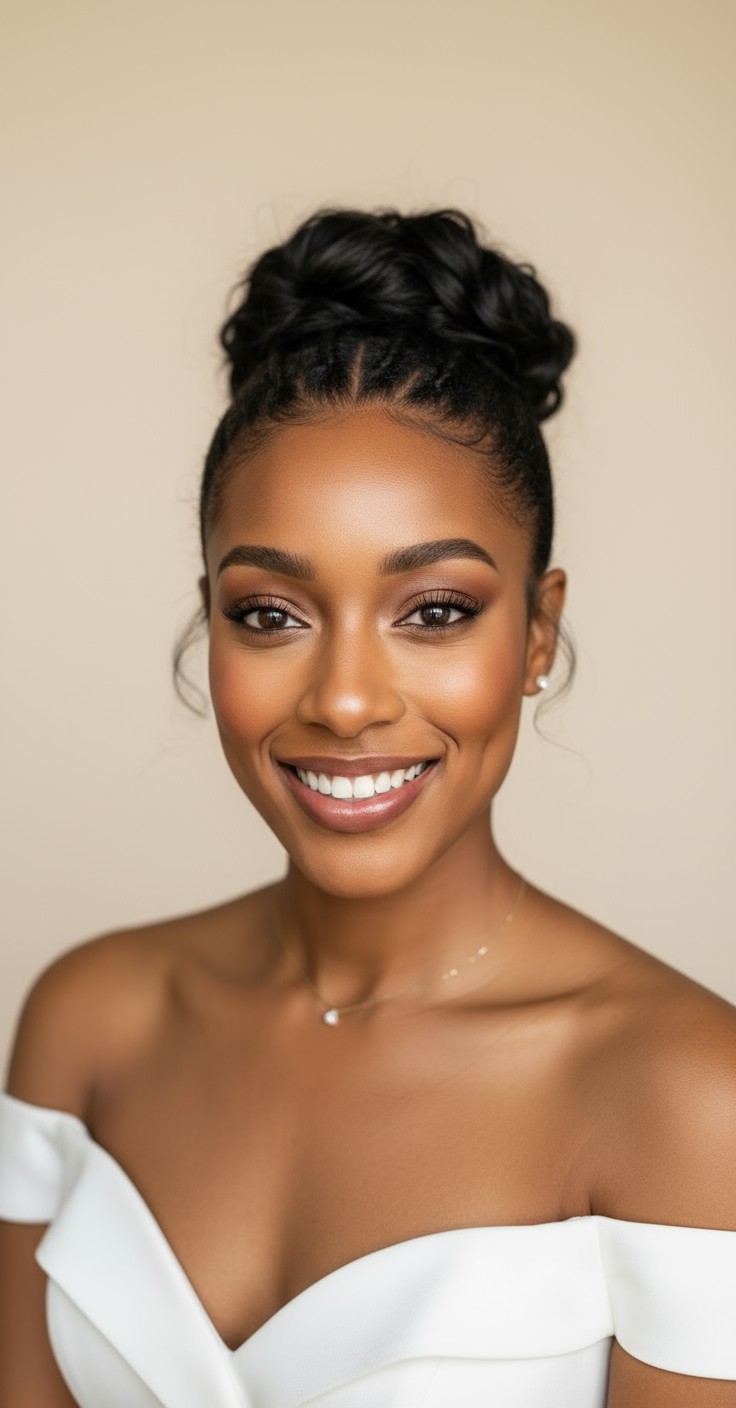 After Bridal Messy Updo